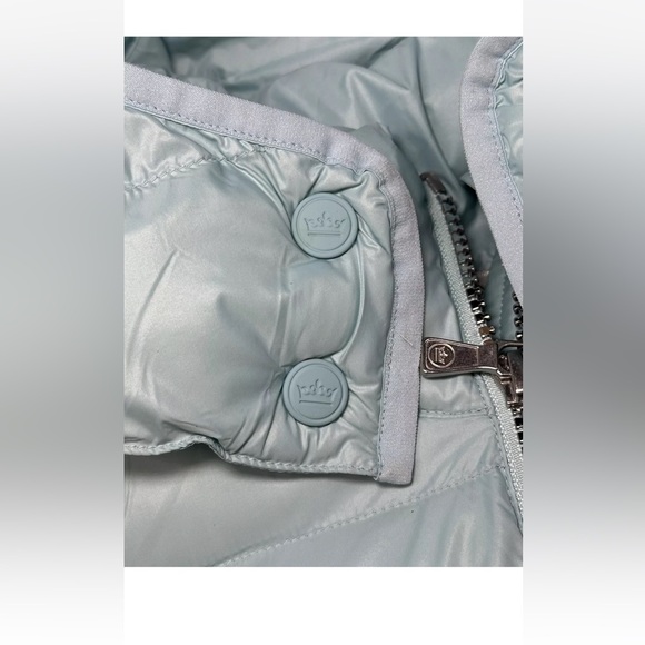 Peter Millar Golf Chiron Hooded Vest Cirrus Blue LF2EZ302 Women’s Size Large NWT - Picture 12 of 13